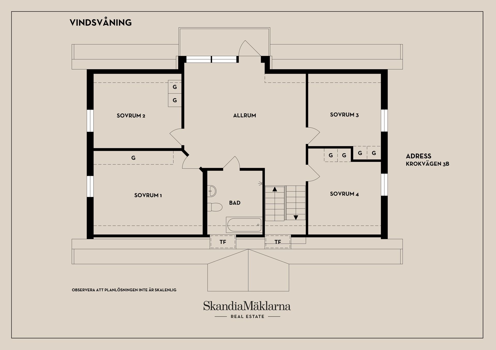 Villa, Krokvägen 3B, Storängen, Nacka