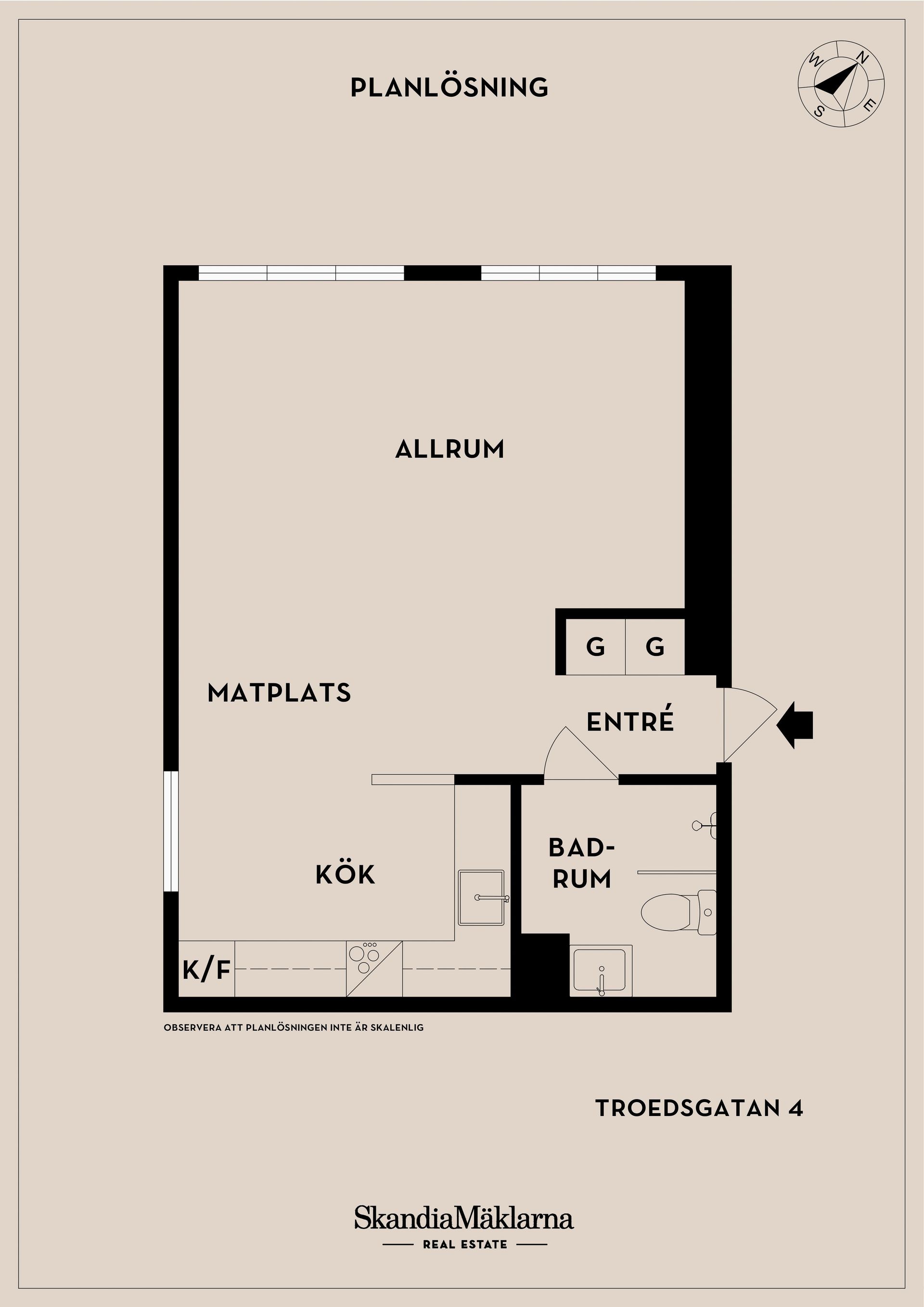 Bostadsrätt, Troedsgatan 4, Tågaborg, Helsingborg