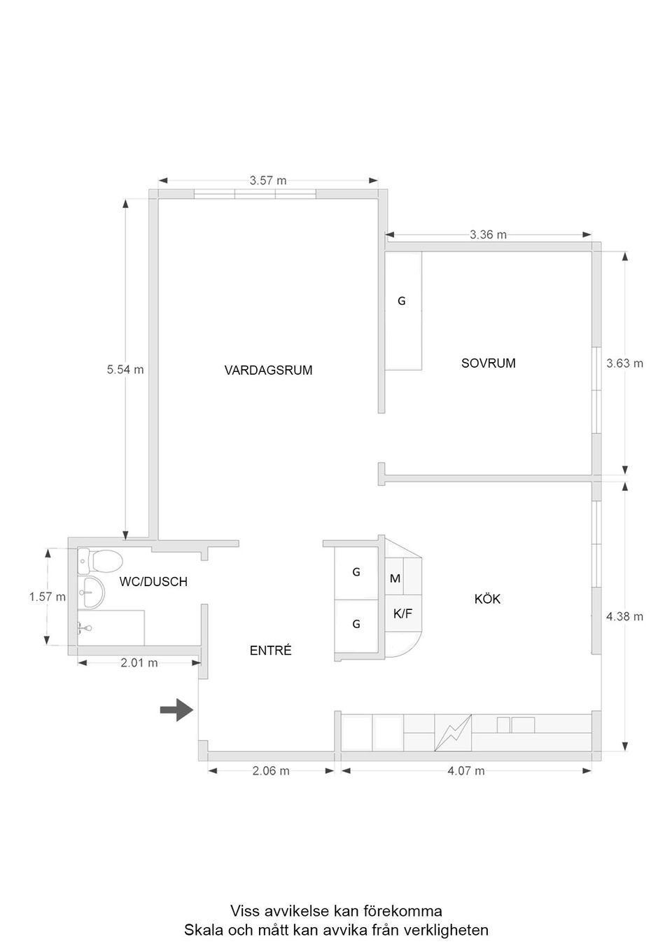 Bostadsrätt, Engelbrektsgatan 6, Centralt/Vasastaden, Linköping