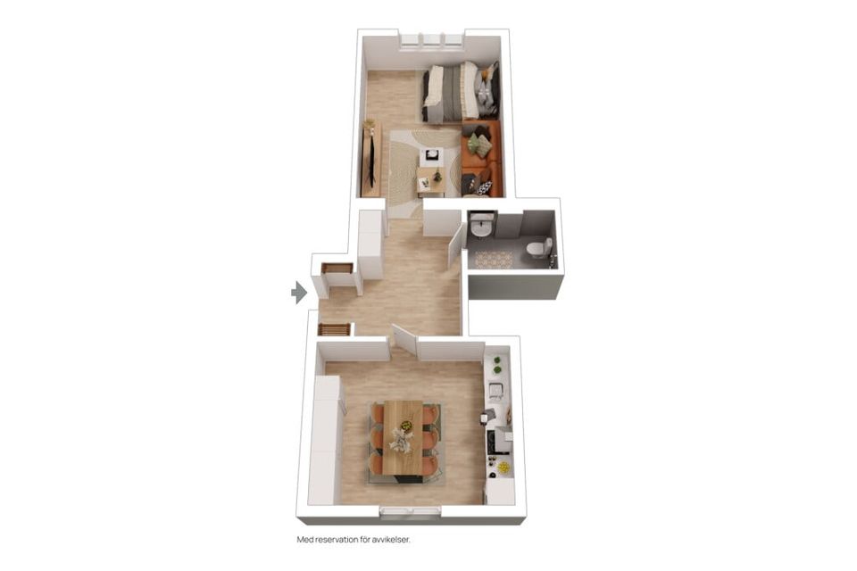 Bostadsrätt, Västra Vägen 5B, Centralt, Linköping