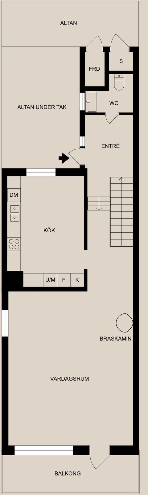 Radhus, Lidaleden 310, Smedby, Norrköping