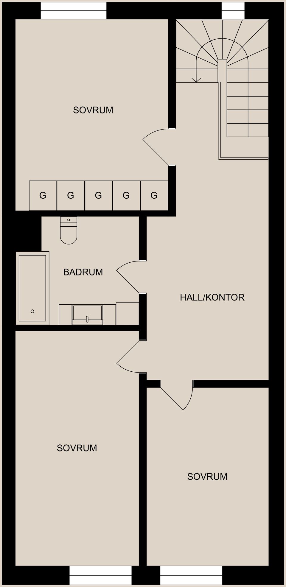 Radhus, Lidaleden 310, Smedby, Norrköping