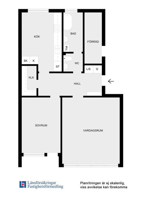 Bostadsrätt, Kavallerigatan 9, Centralt, Upplands Väsby