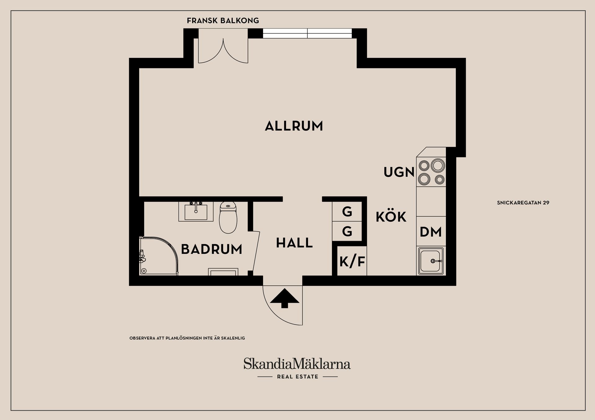 Bostadsrätt, Snickaregatan 29, Centralt, Linköping