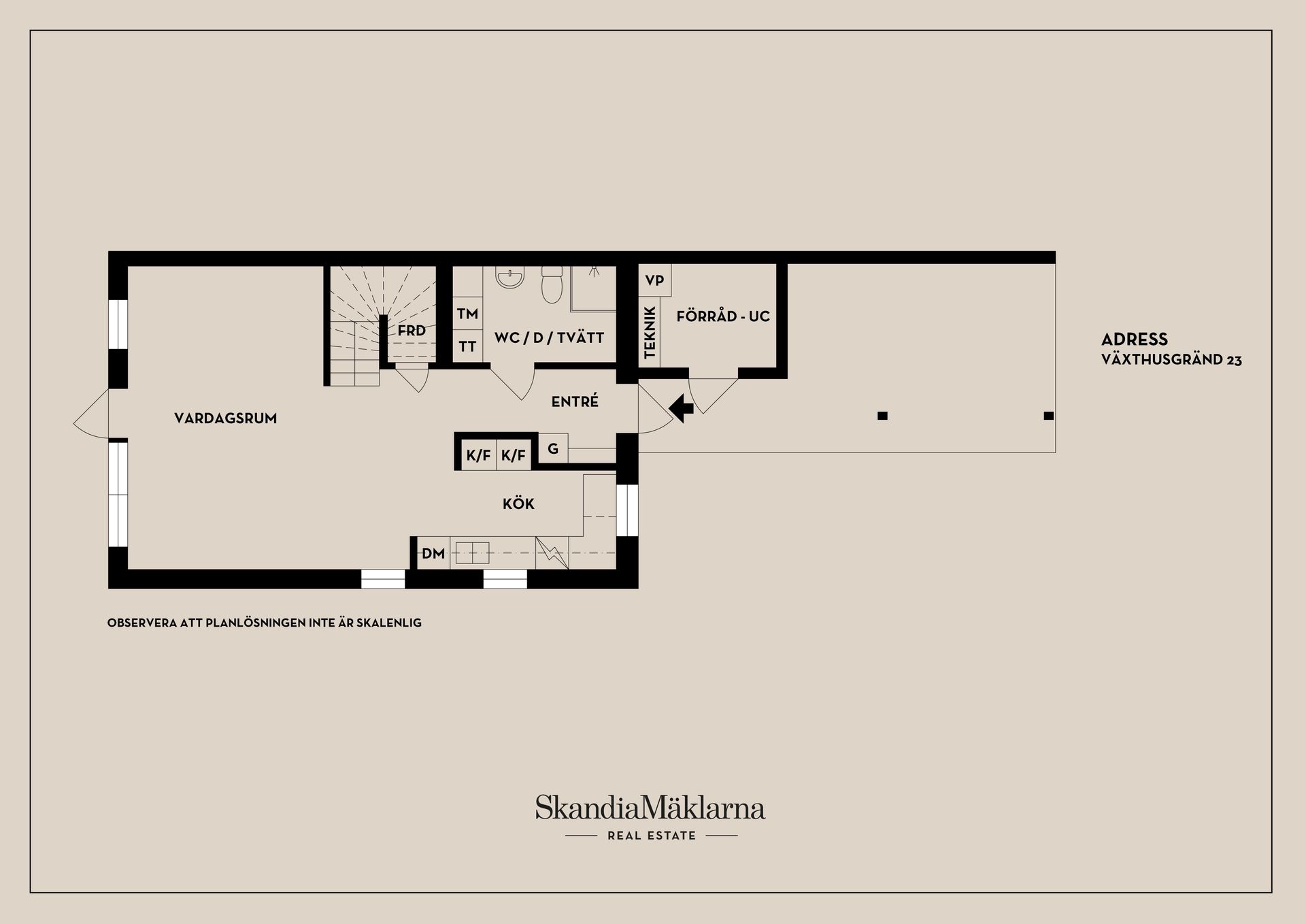 Radhus, Växthusgränd 23, Marieberg, Nyköping