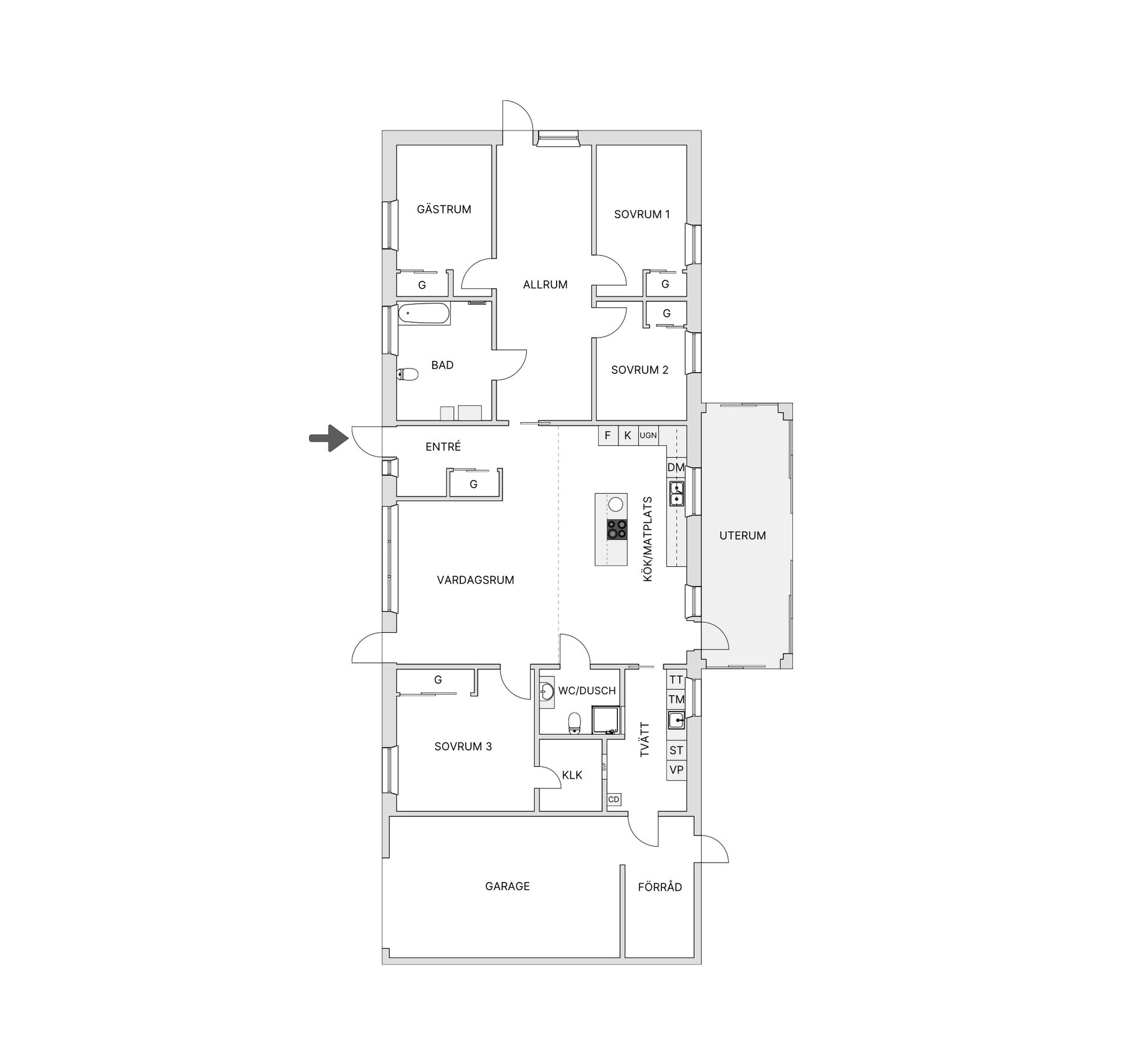 Villa, Fäbodvägen 3, Replösa, Ljungby