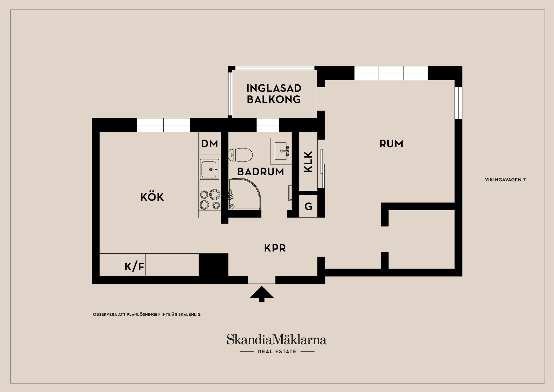 Bostadsrätt, Vikingavägen 7, Centrala Huddinge - Kvarnbergsplan, Huddinge