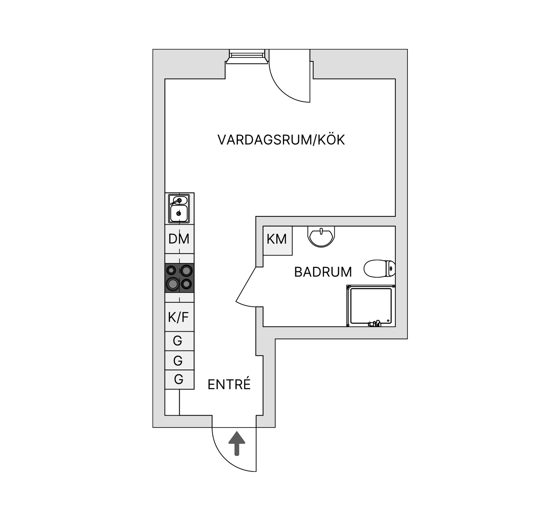 Bostadsrätt, Bratteråsbacken 28, Eriksberg, Göteborg