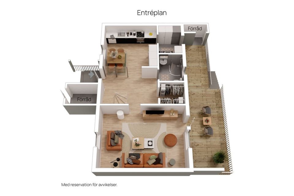 Radhus, Fruktstigen 11G, Norrmalm, Lycksele
