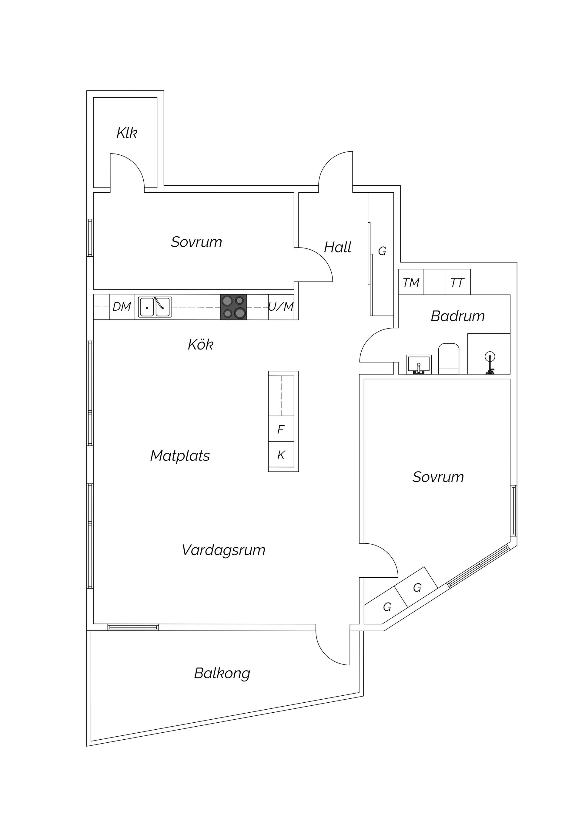 Bostadsrätt, Fräkne gränd 10, Centrum Kungälv, Kungälv