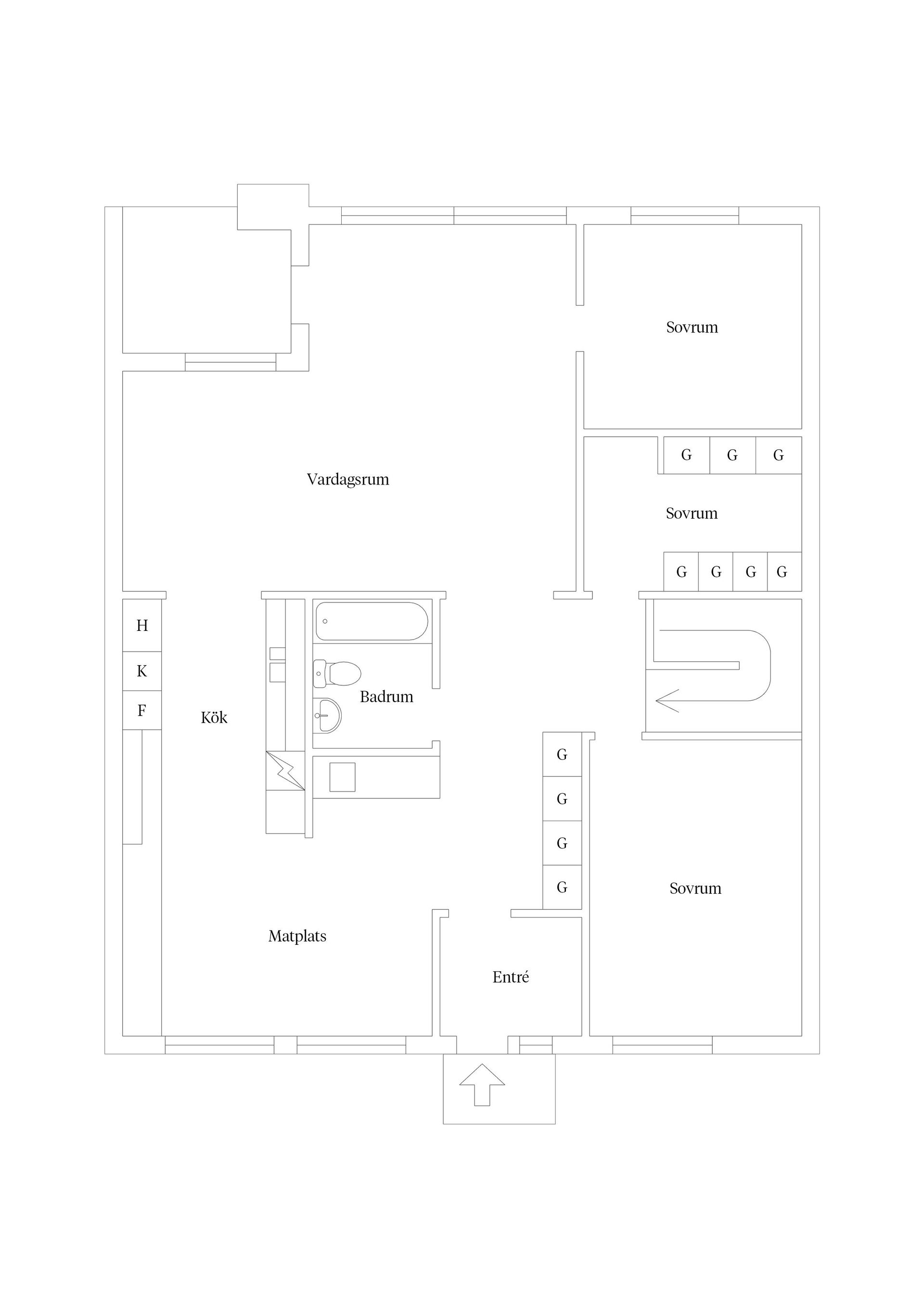 Villa, Radhus, Ekebovägen 6C, Sundsbruk, Sundsvall
