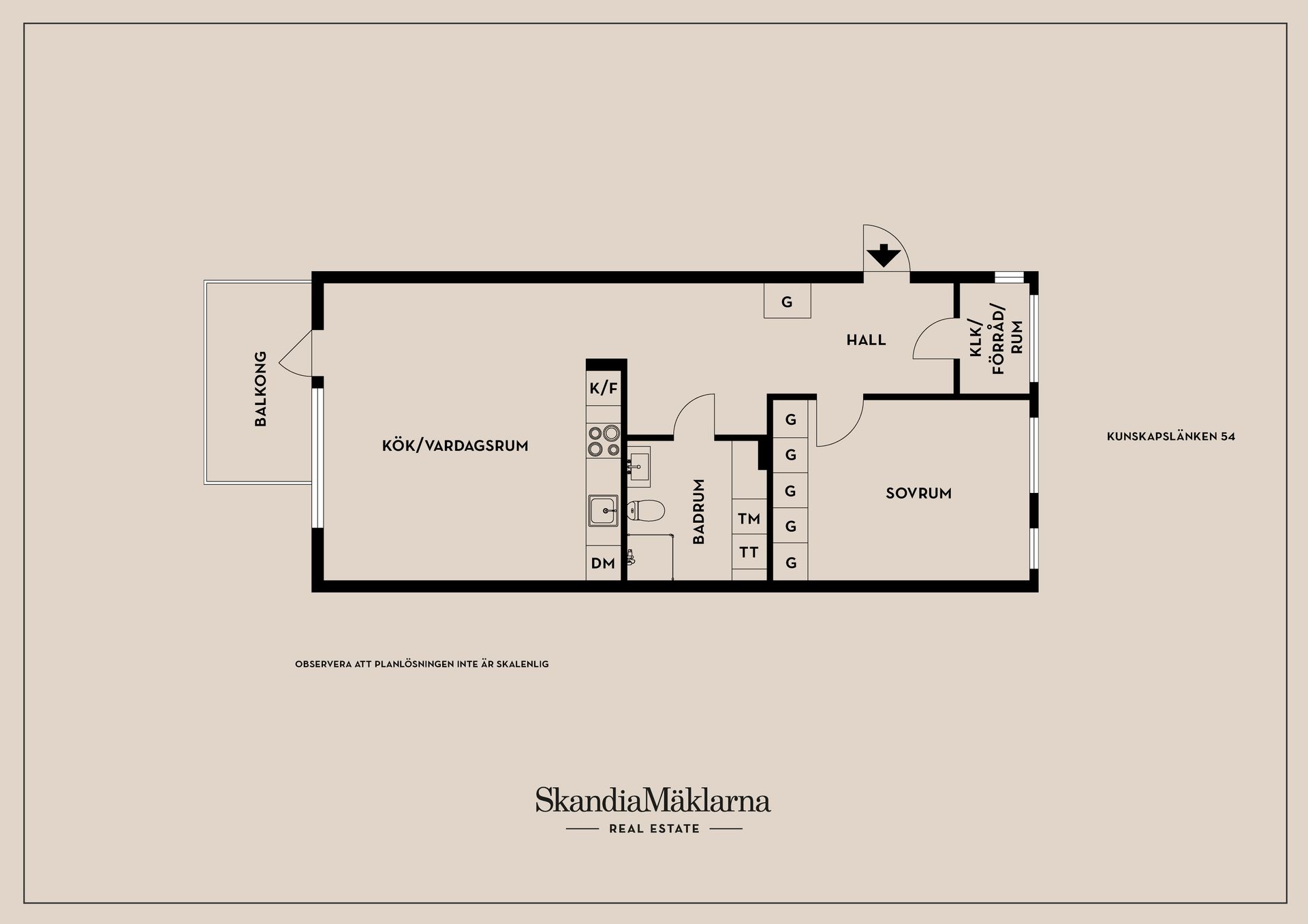 Bostadsrätt, Kunskapslänken 54, Vallastaden, Linköping