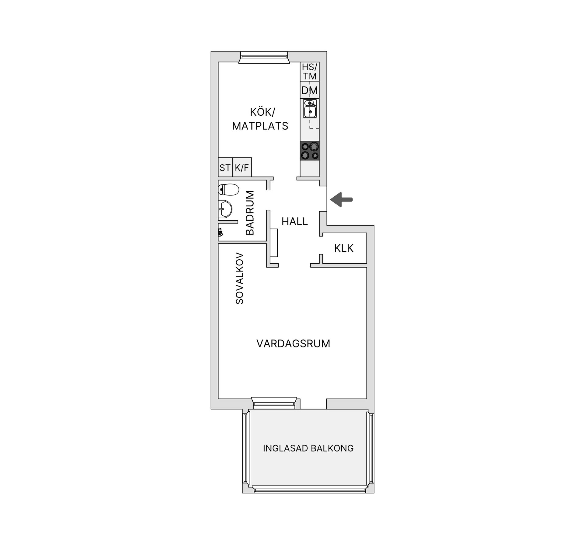 Bostadsrätt, Vindelgatan 7C, Byttorp, Borås