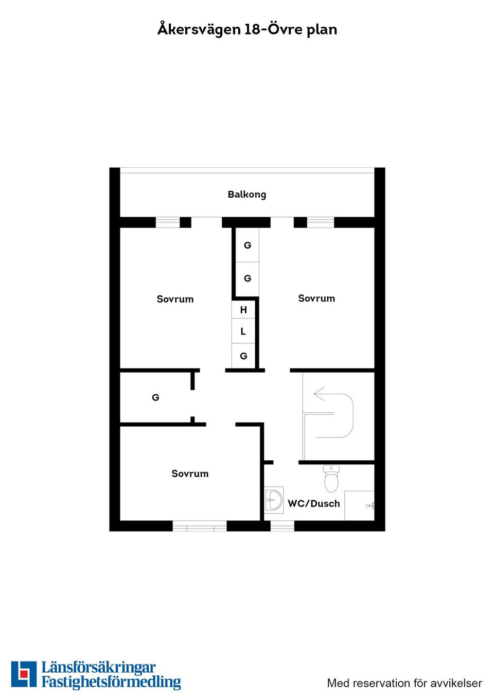 Villa, Radhus, Åkersvägen 18, Lockebo, Jönköping