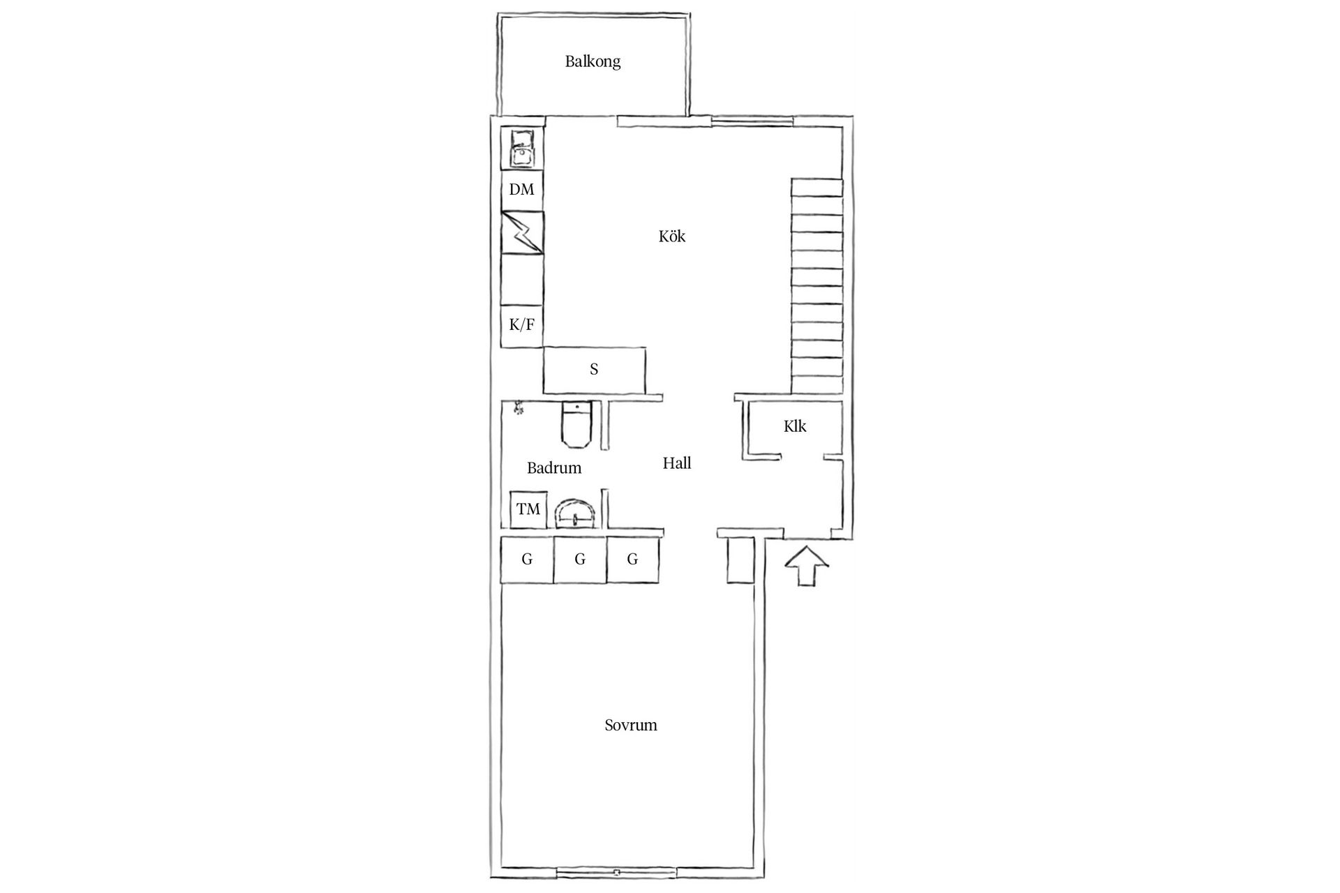Bostadsrätt, Fredbergsgatan 3C, Majorna, Göteborg