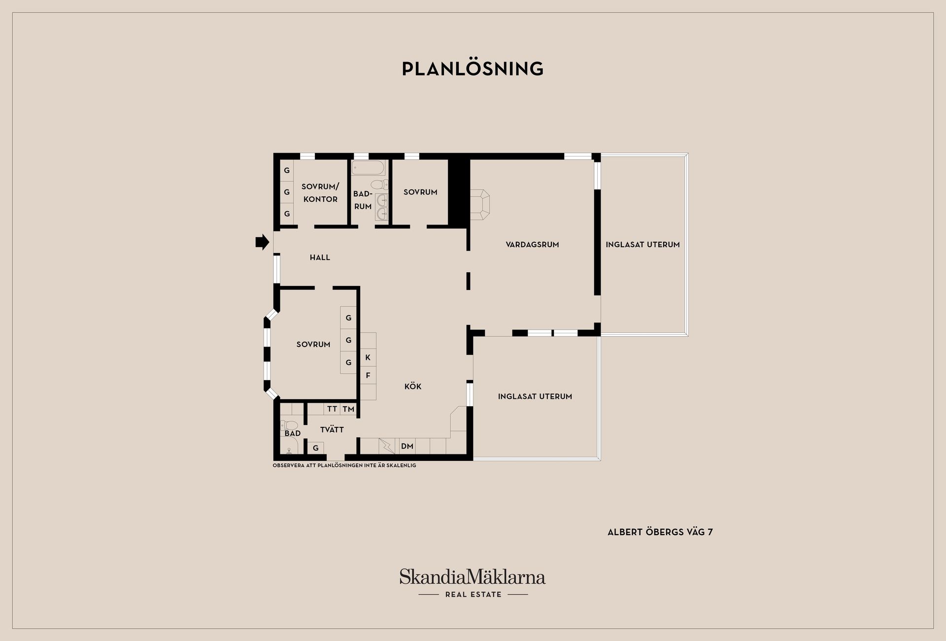 Villa, Albert Öbergs väg 7, Mälarbaden, Eskilstuna