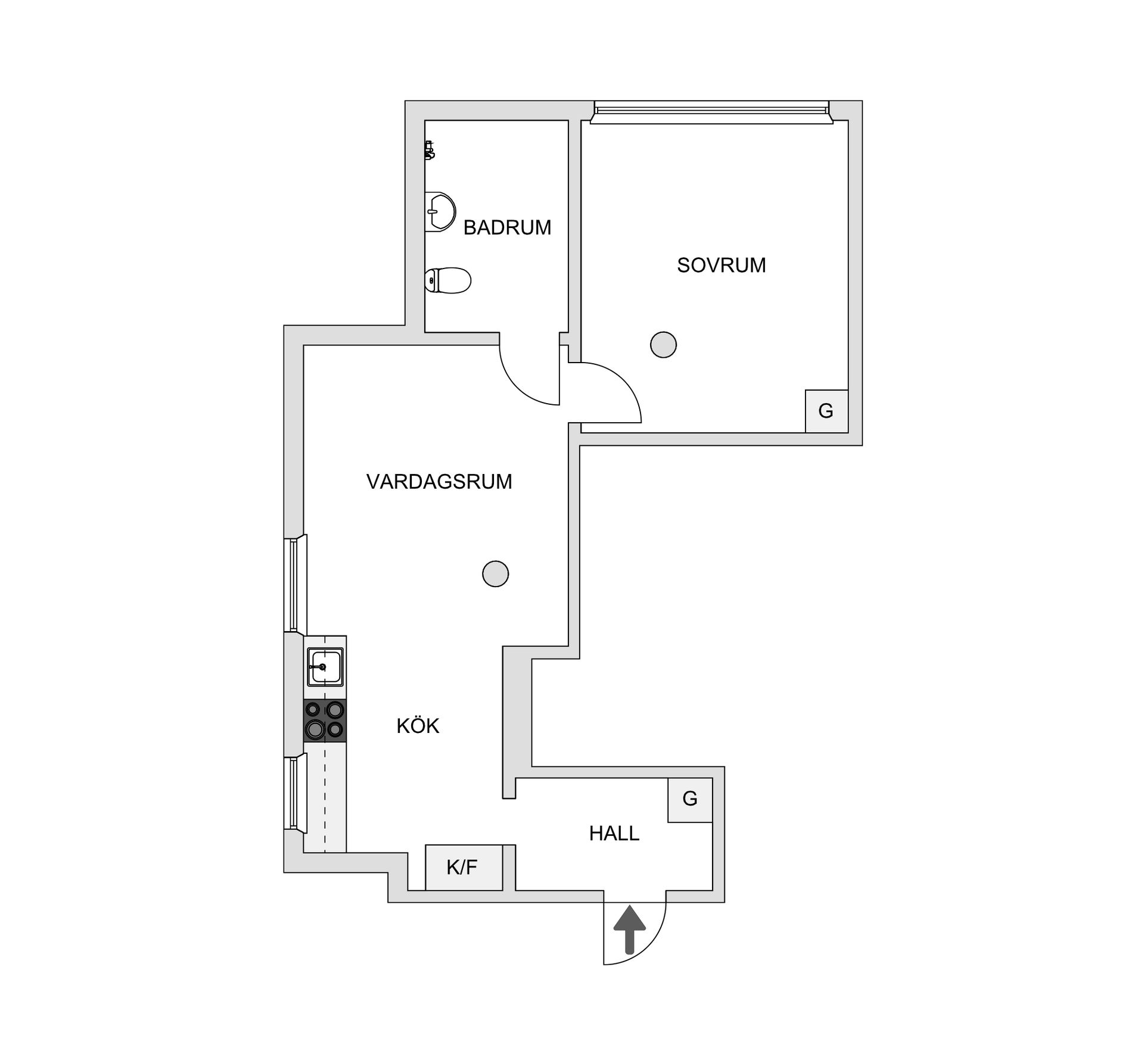 Bostadsrätt, Järnbärarvägen 10, Bredäng, Stockholm