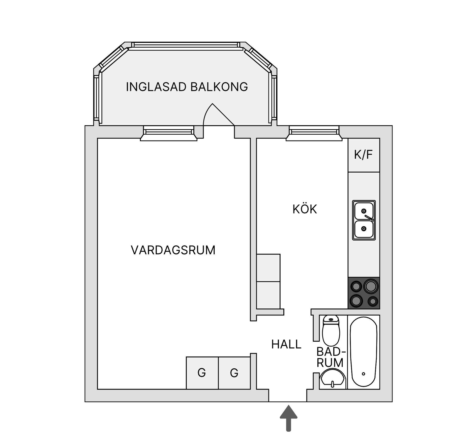 Bostadsrätt, Norra Grängesbergsgatan 3, Nobeltorget/Annelund, Malmö