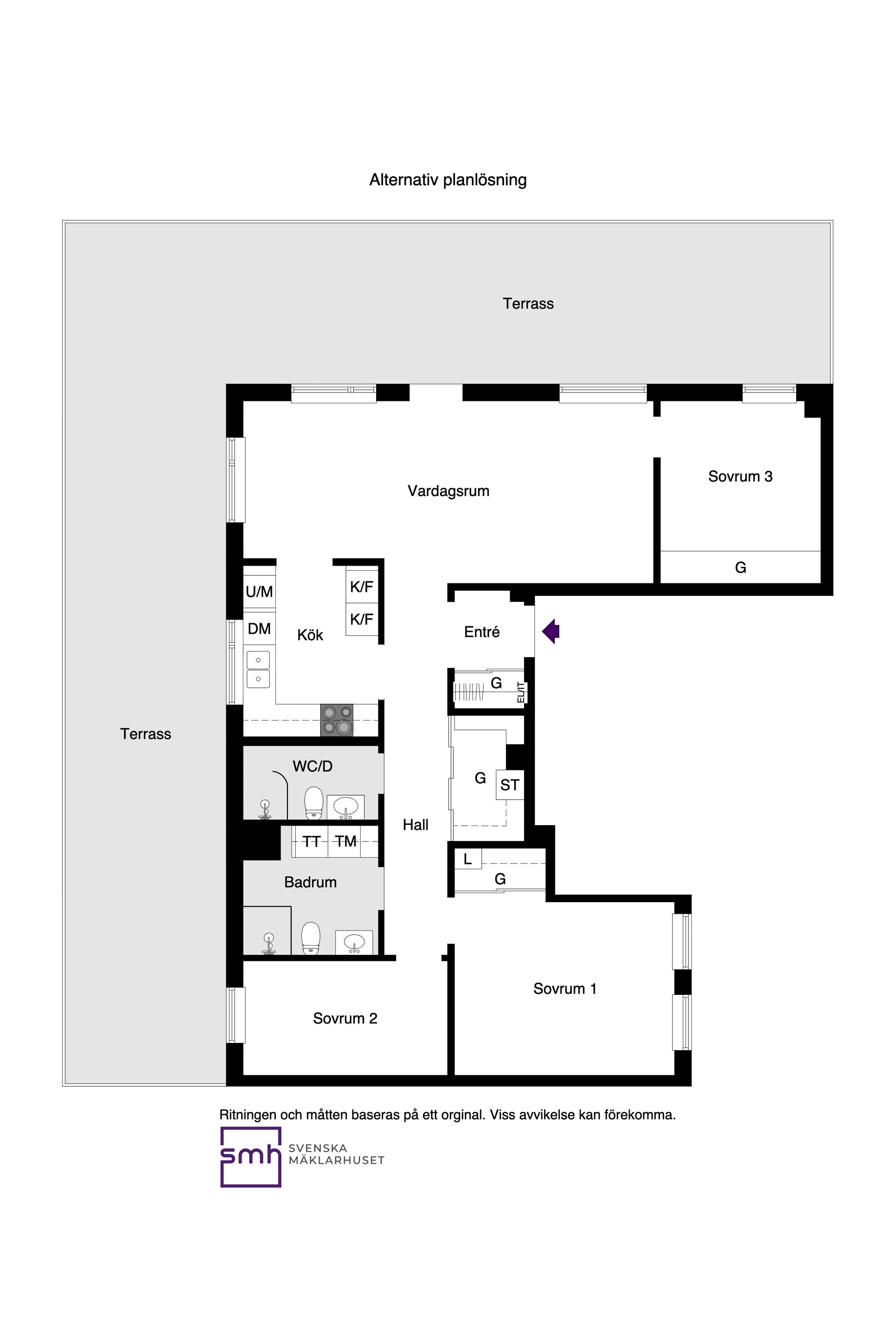 Bostadsrätt, Fridensborgsvägen 111, Järvastaden, Solna