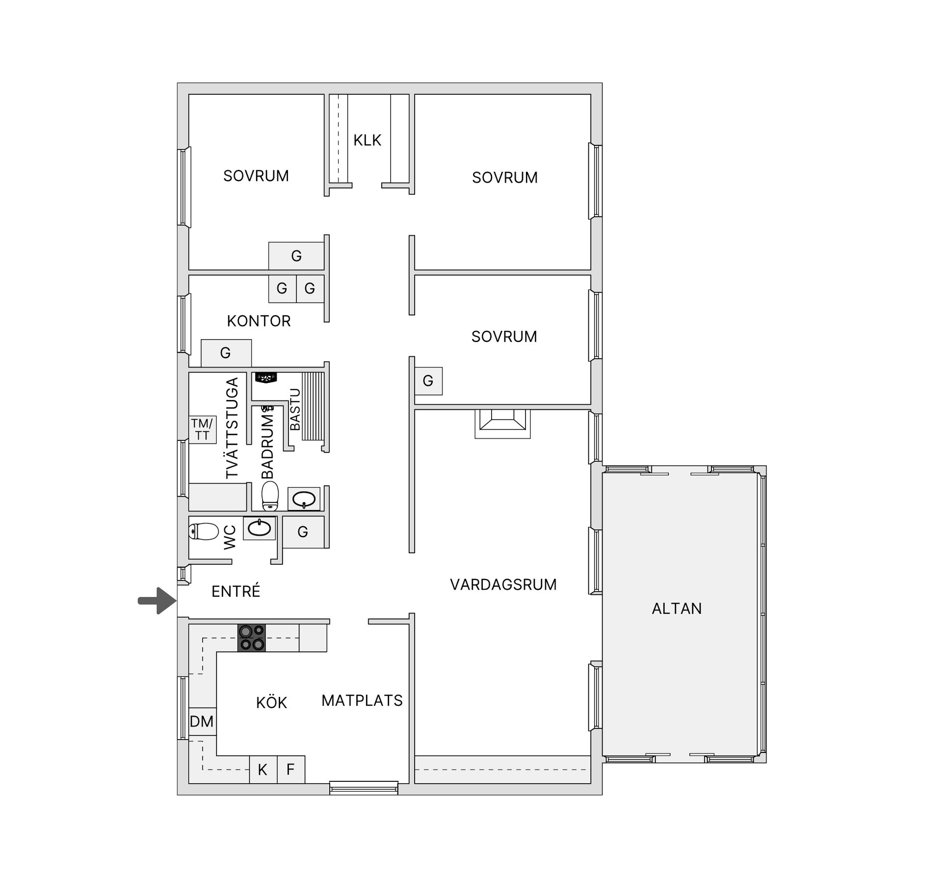 Villa, Kryssarvägen 24, Alnö, Sundsvall