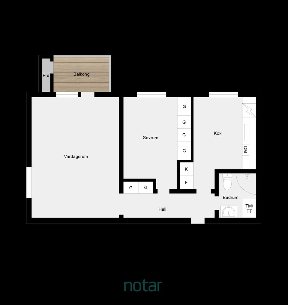 Bostadsrätt, Engholmsgatan 4, Lamberget, Karlstad
