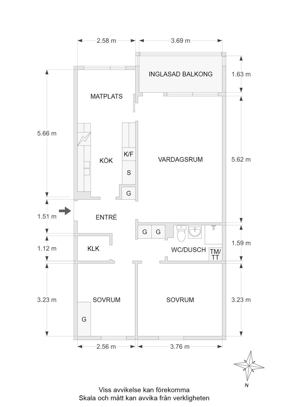 Bostadsrätt, Kongahällagatan 66, Komarken, Kungälv