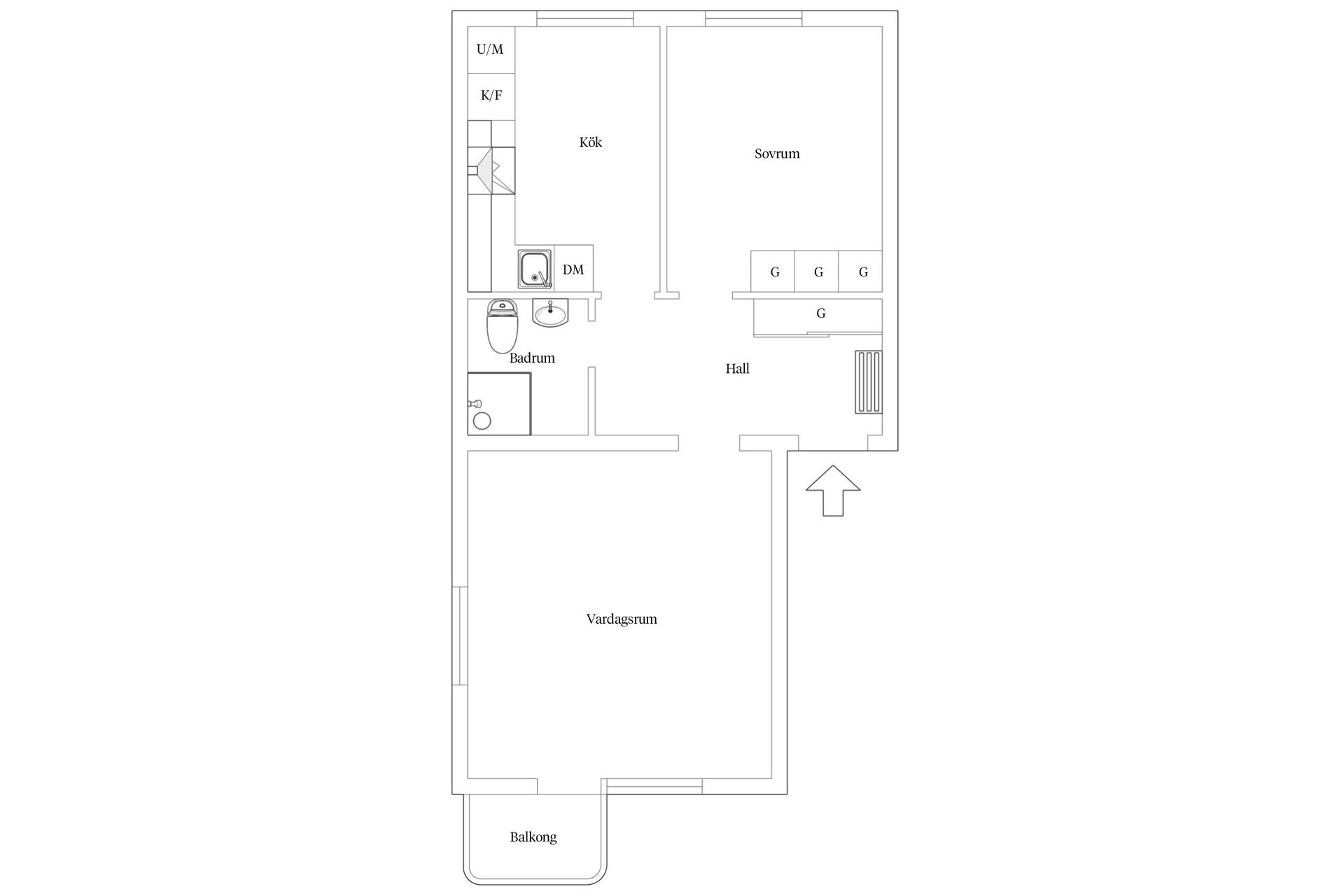 Bostadsrätt, Torgilsgatan 10F, Norrmalm, Borås