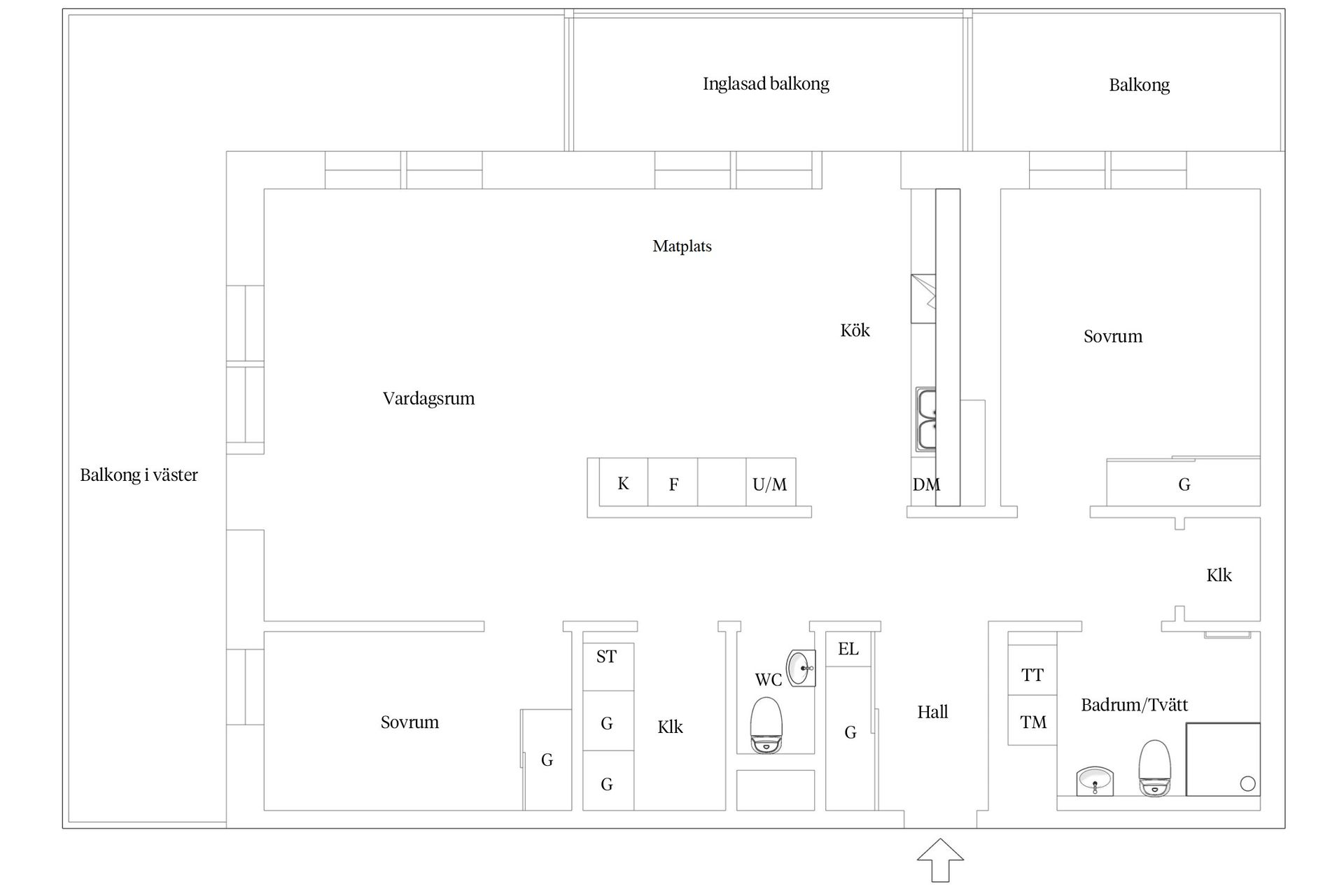 Bostadsrätt, Hamngatan 7, Västra Kajen, Jönköping