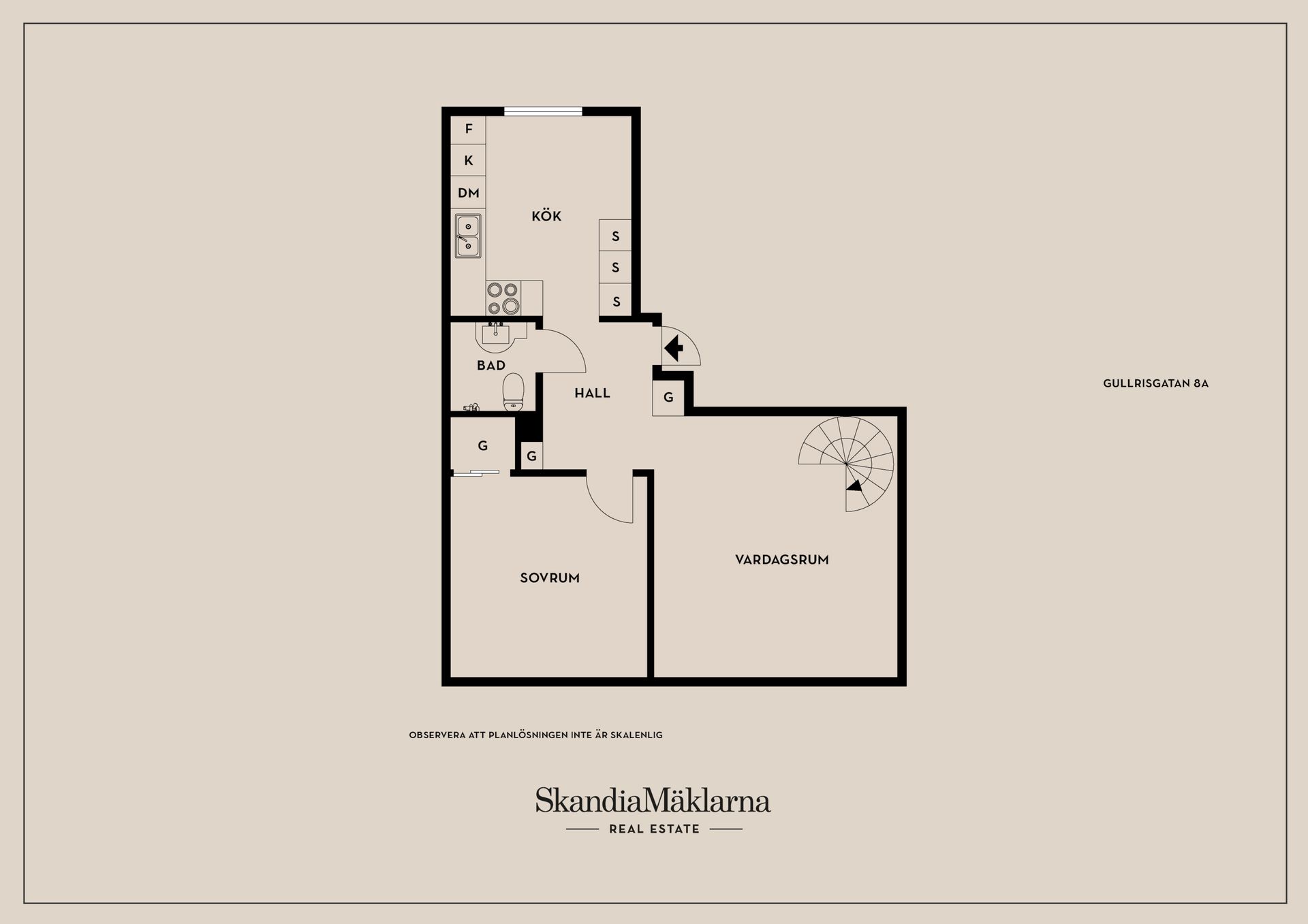 Bostadsrätt, Gullrisgatan 8A, Centrala Hisingen, Göteborg