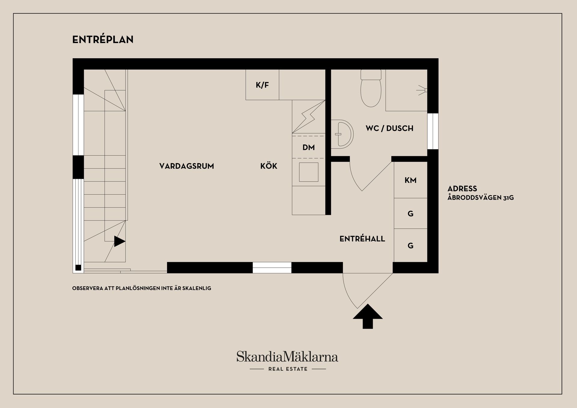 Bostadsrätt, Åbroddsvägen 31G, Nacka