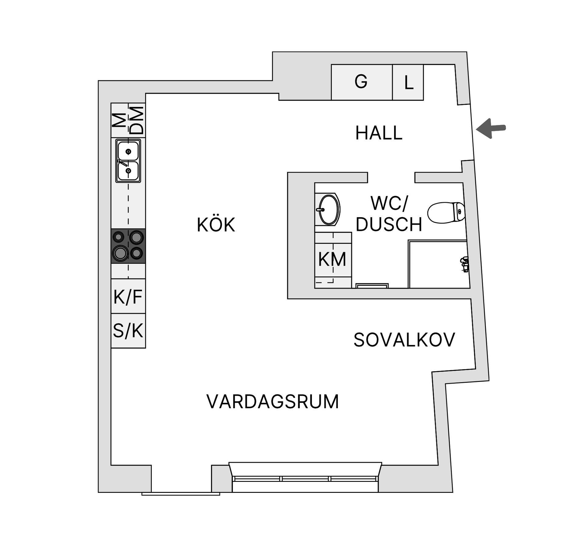 Bostadsrätt, Räfsgatan 25, Elinegård, Malmö