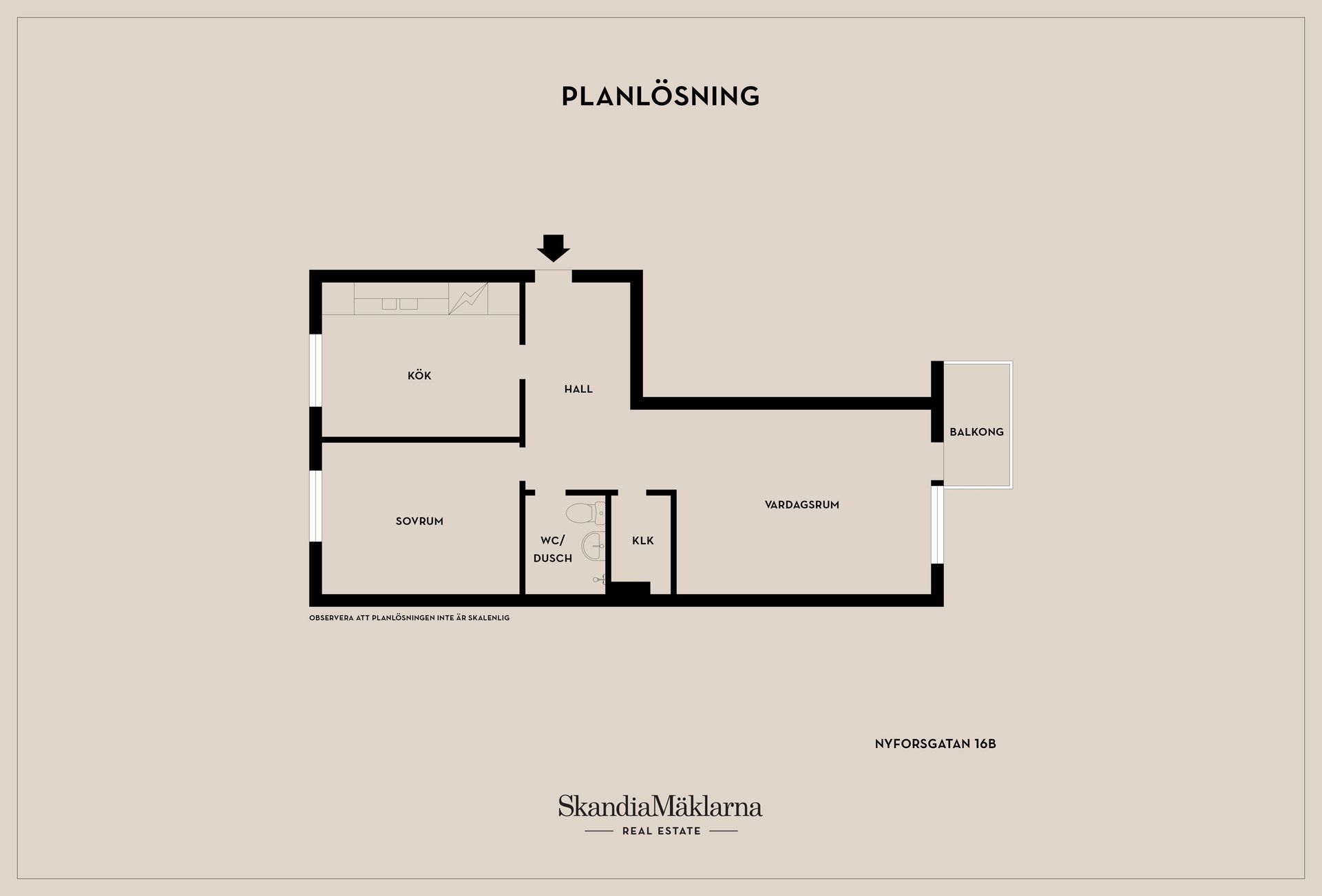 Bostadsrätt, Nyforsgatan 16B, Nyfors, Eskilstuna