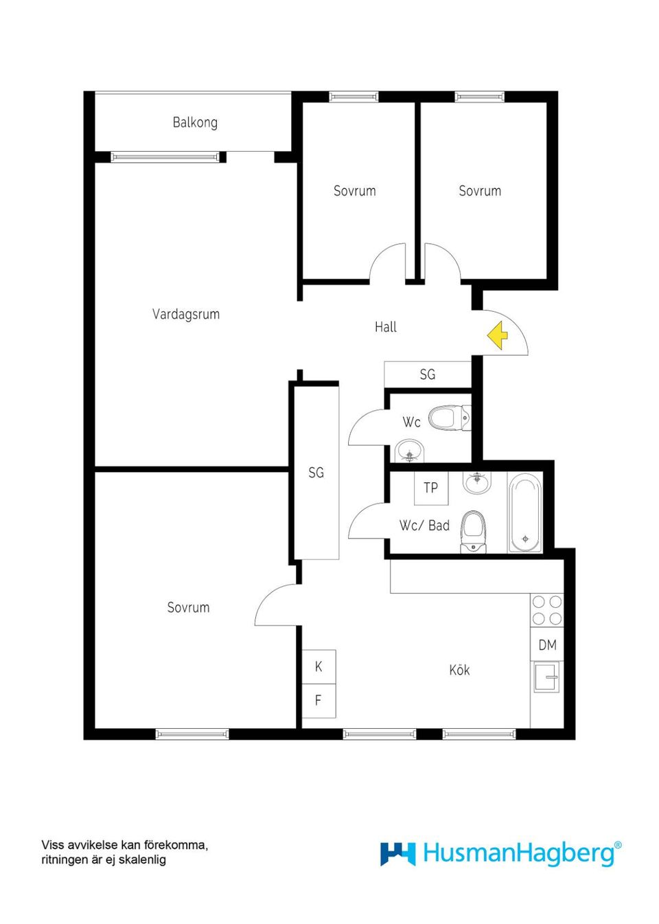 Bostadsrätt, Klarabergsvägen 5A, Vendelsömalm, Haninge