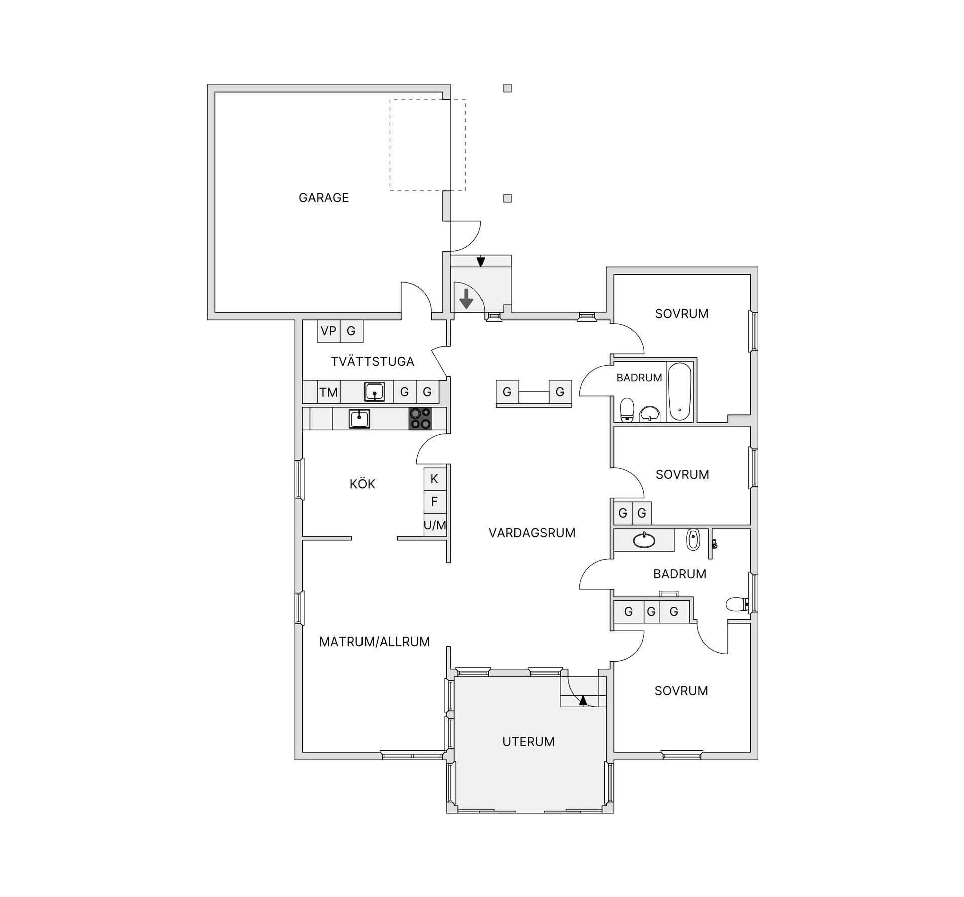 Villa, Stigmansgatan 4A, Haradal, Ängelholm