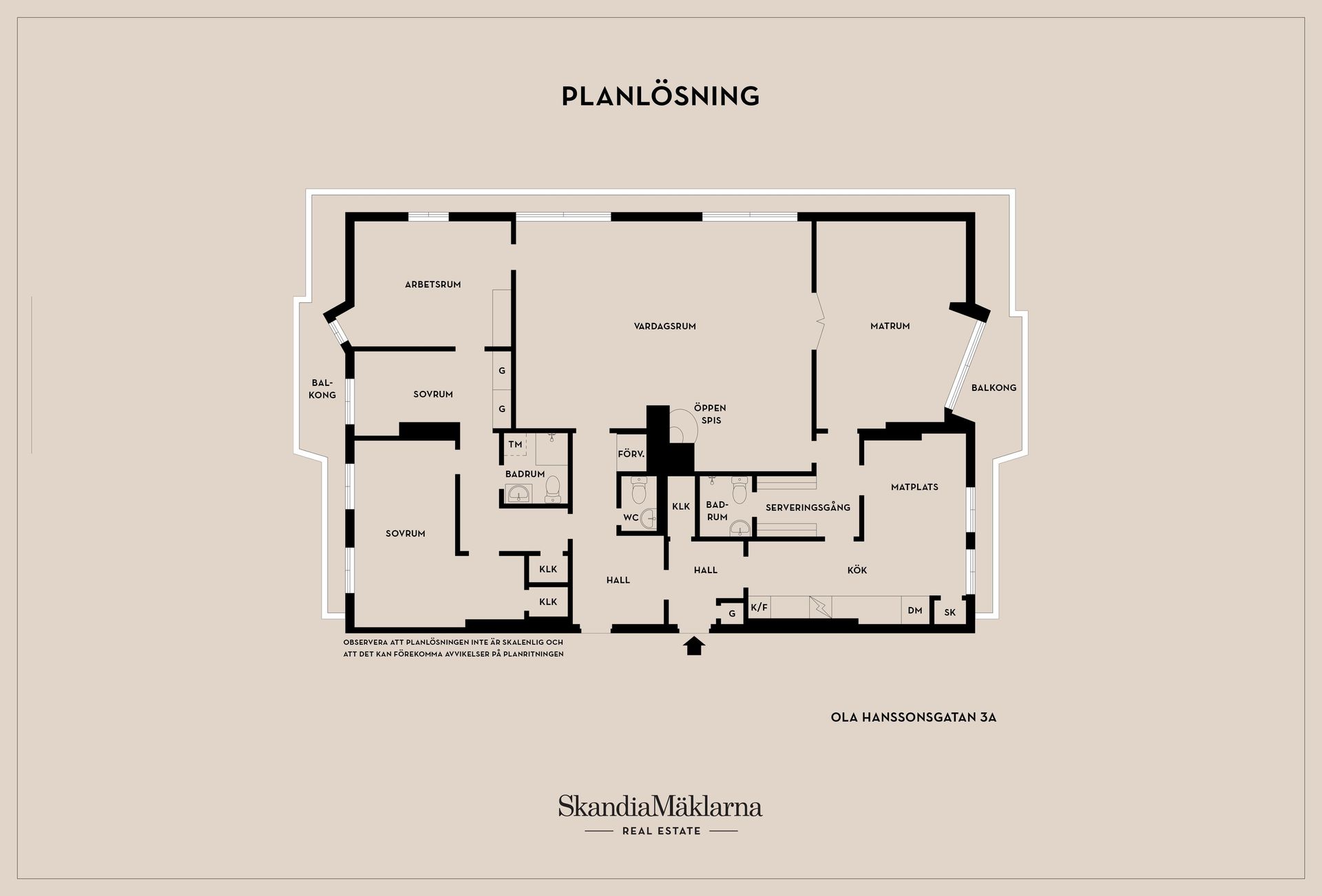 Bostadsrätt, Ola Hanssonsgatan 3A, Ribergsborg, Malmö
