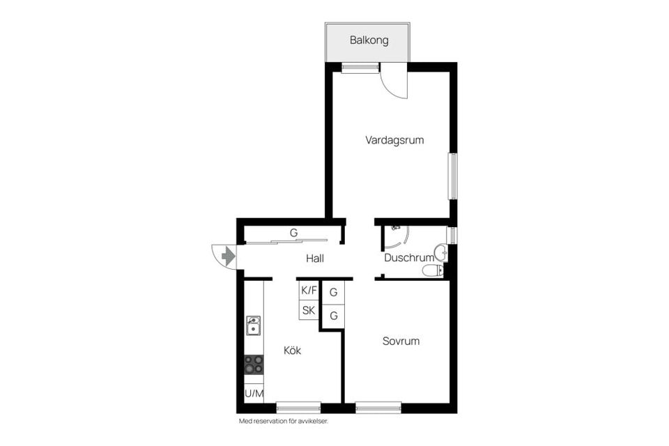 Bostadsrätt, Humlegårdsvägen 17, Visby -  Länna, Gotland