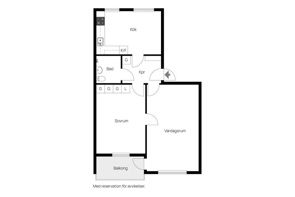 Bostadsrätt, Banérgatan 8B, Funkabo, Kalmar