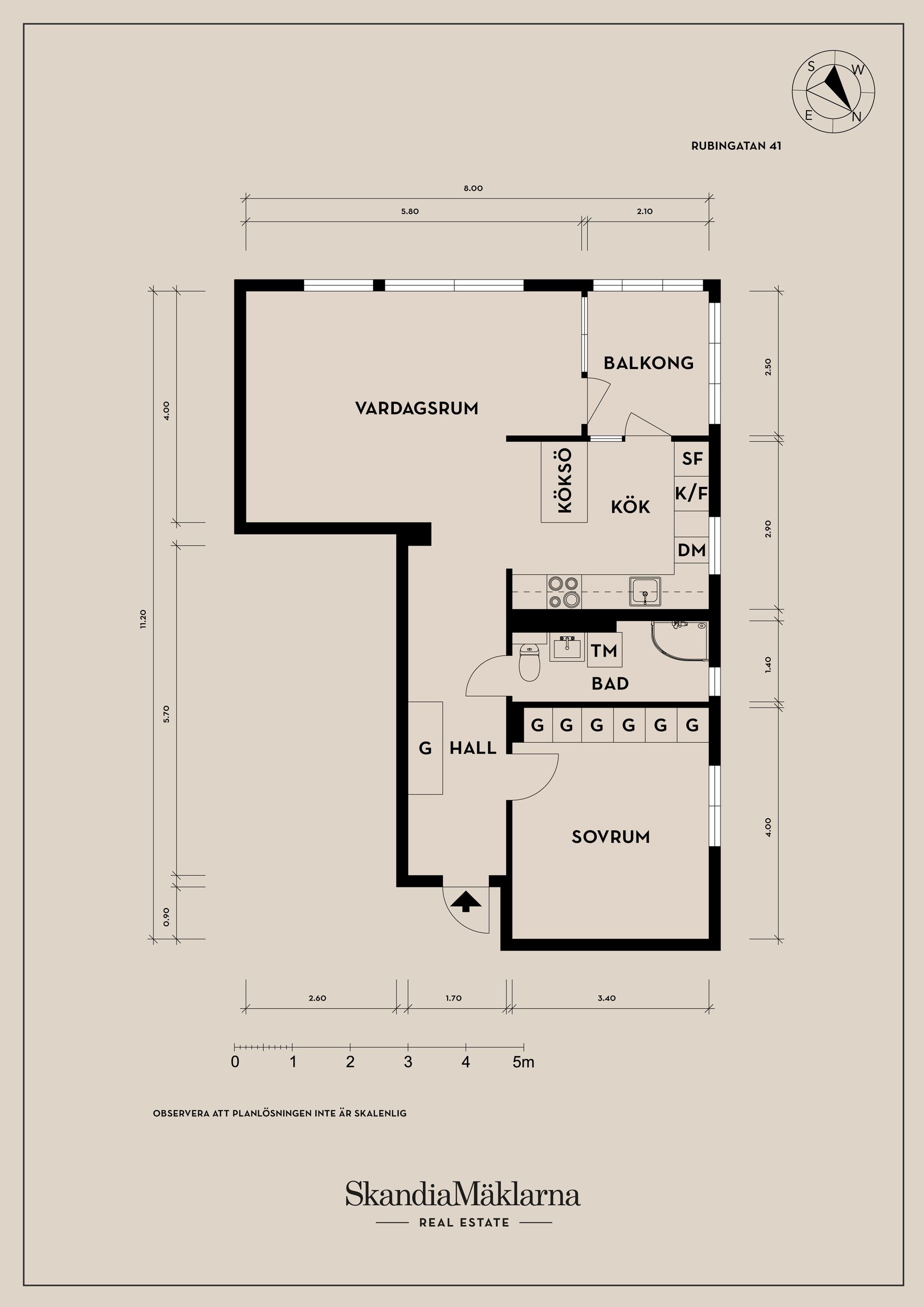 Bostadsrätt, Rubingatan 41, Göteborg