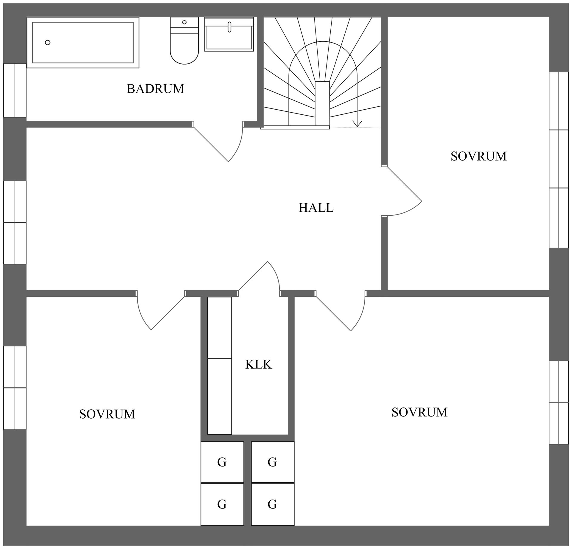 Radhus, Stugvägen 38B, Nedre Svärtinge, Norrköping