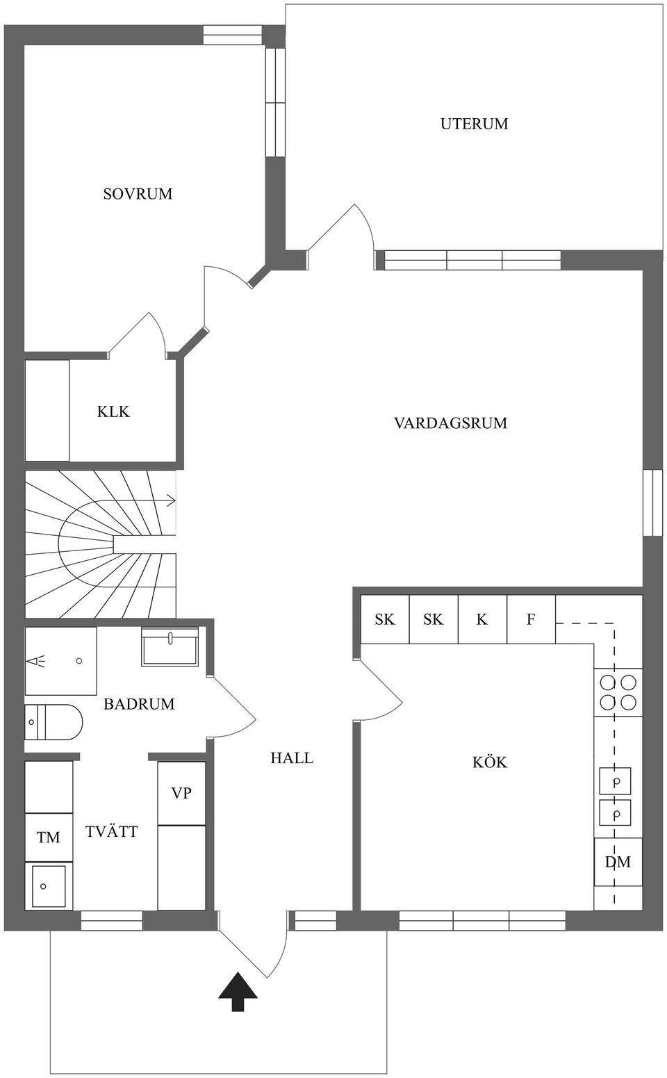Radhus, Stugvägen 38B, Nedre Svärtinge, Norrköping