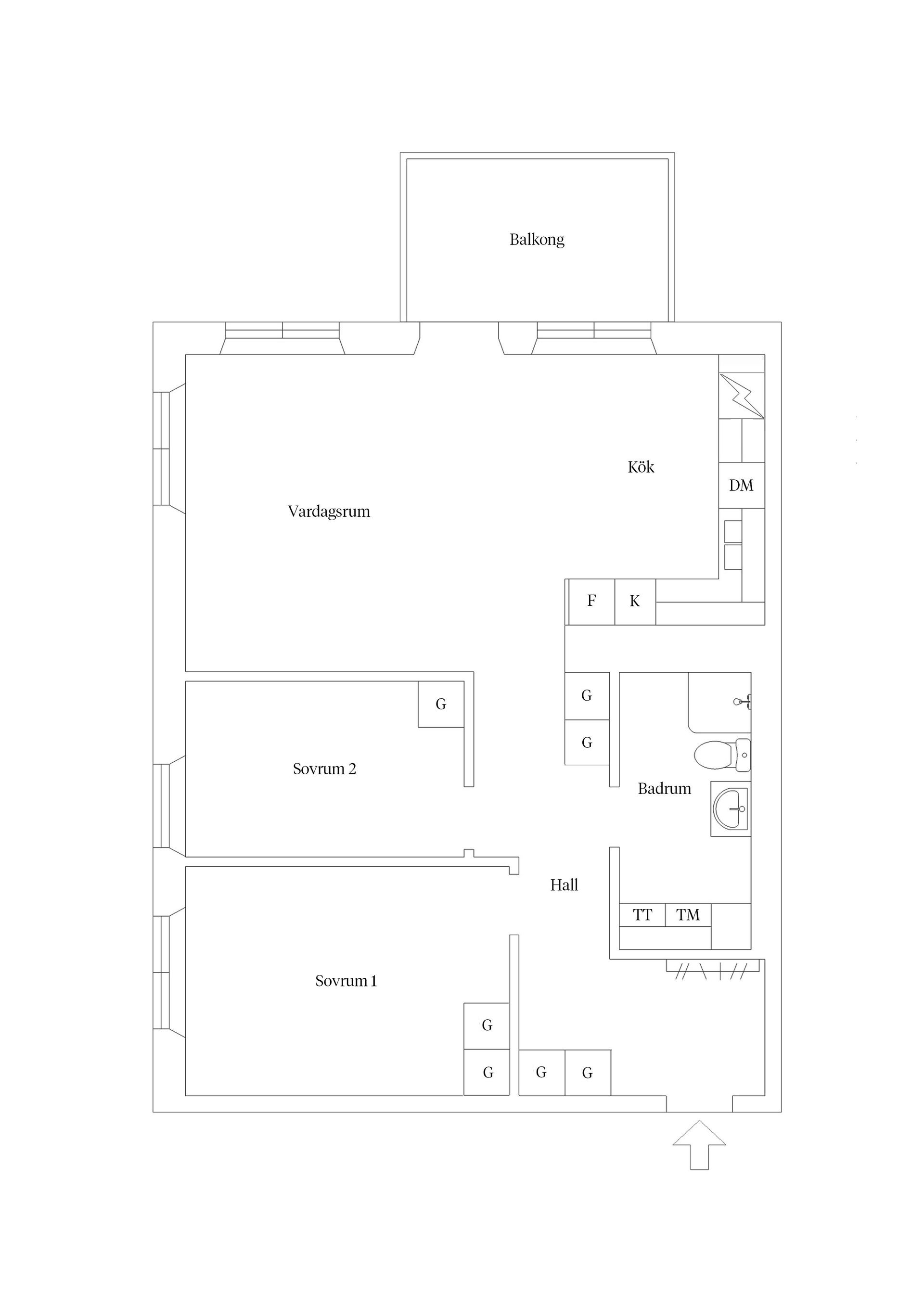 Bostadsrätt, Vikingavägen 20, Kvarnbergsplan, Huddinge