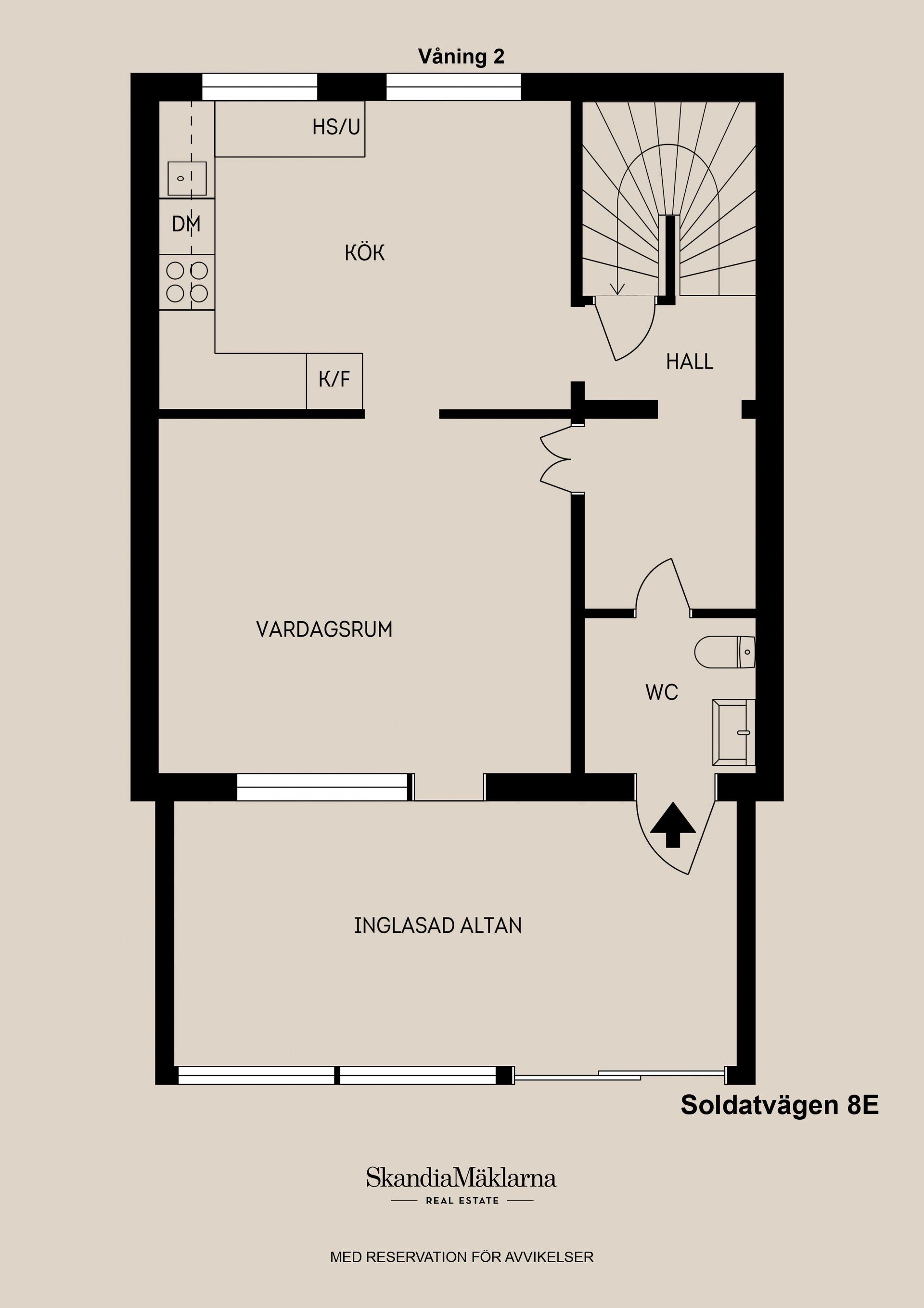 Radhus, Soldatvägen 8E, Olsbacka, Gävle