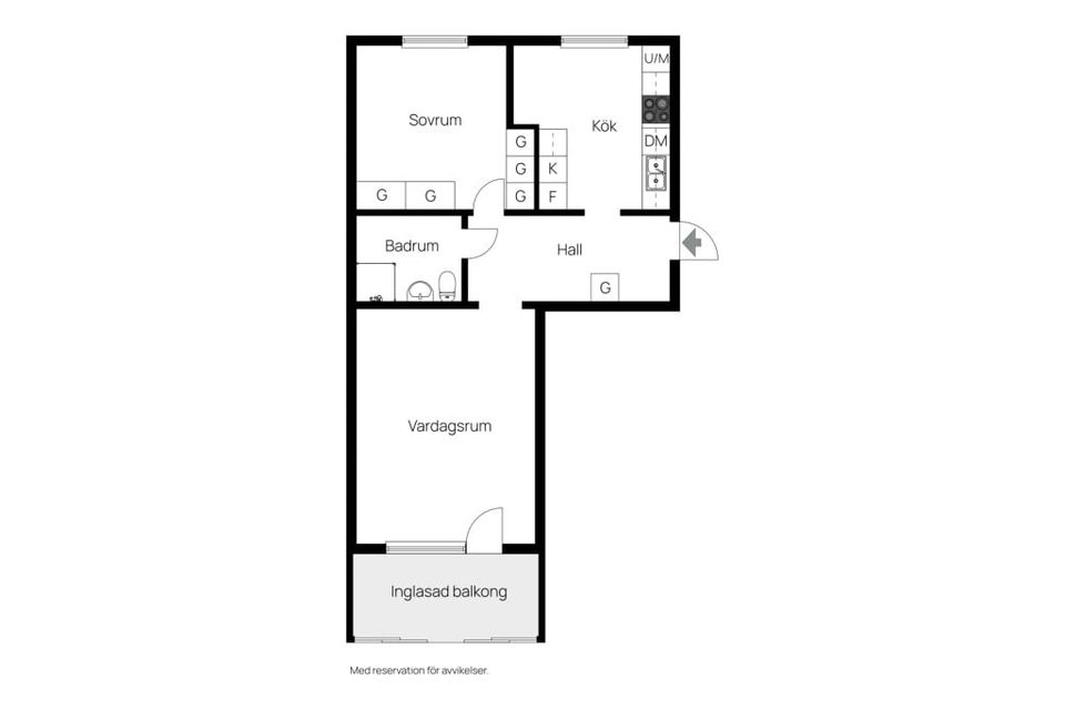 Bostadsrätt, Hantverksgatan 35A, Centralt, Oskarshamn