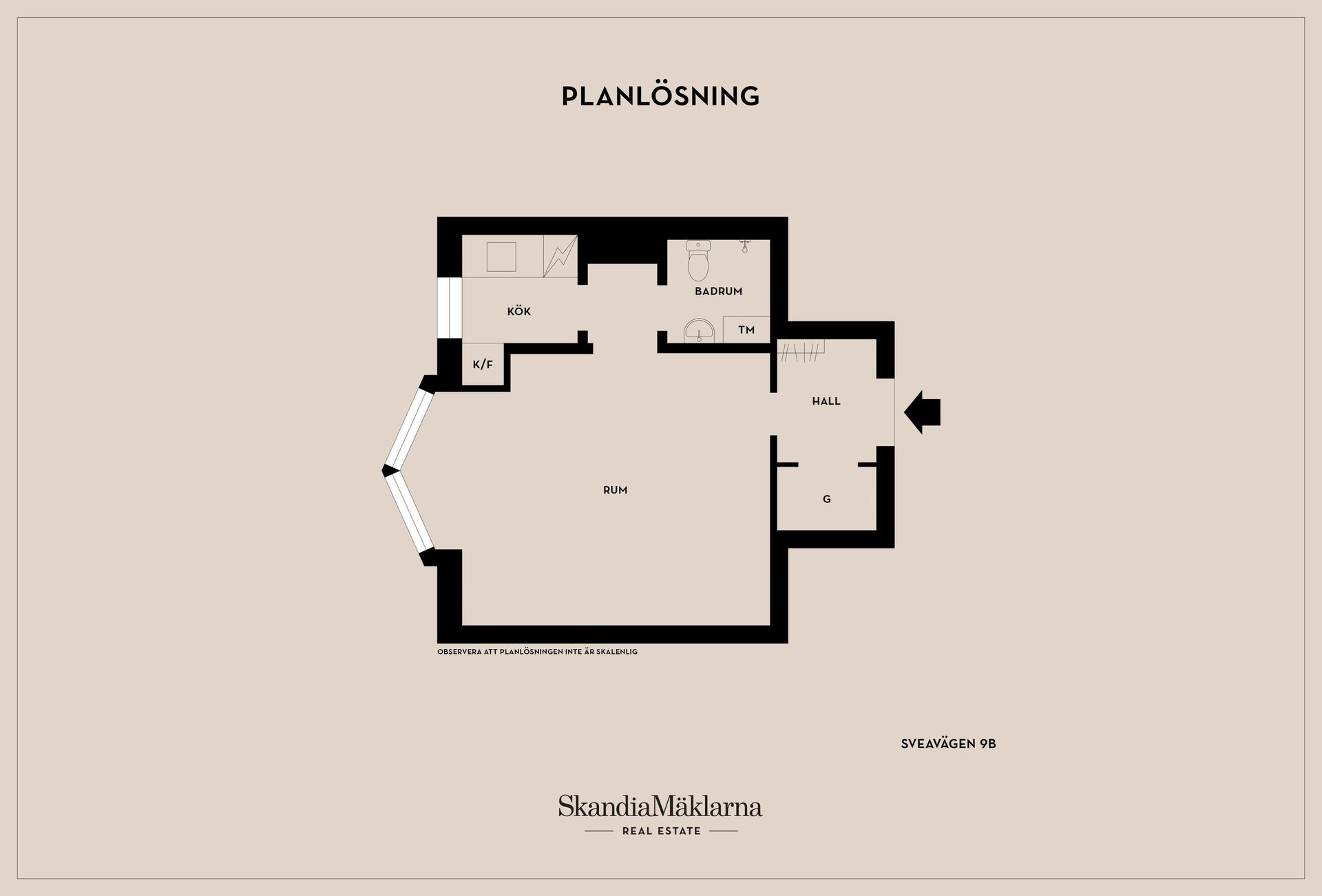 Bostadsrätt, Sveavägen 9B, Sveaplan, Eskilstuna
