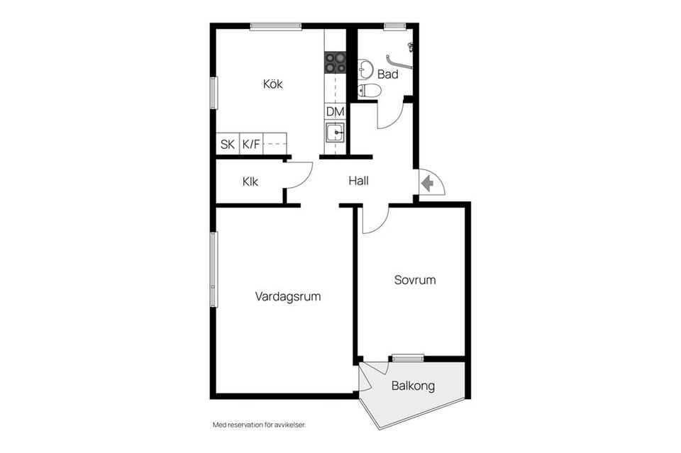 Bostadsrätt, Flöjtgatan 8, 3tr, Ruddalen, Göteborg