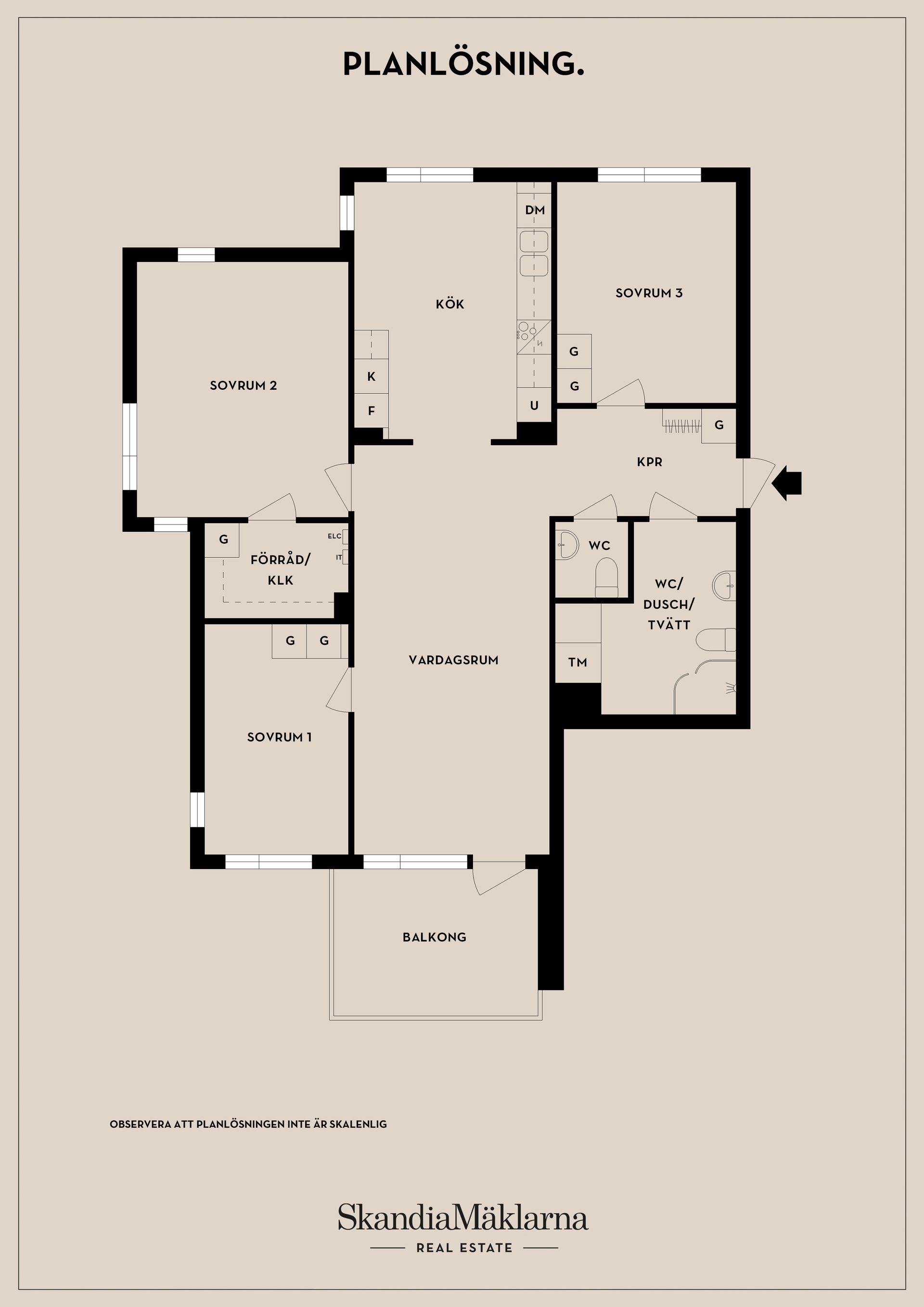 Bostadsrätt, Salagatan 24 (våning 3 av 4), Spånga Solhem, Stockholm