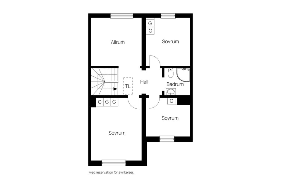 Radhus, Linneagården 8A, Häljarp, Landskrona