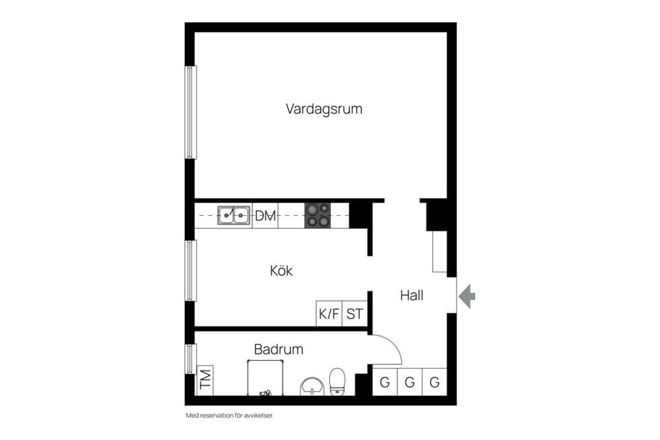 Bostadsrätt, Sturegatan 17 B, Luthagen, Uppsala