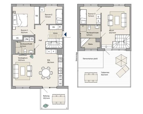 Bostadsrätt, Skeppskajen 69, Inre Hamnen, Norrköping