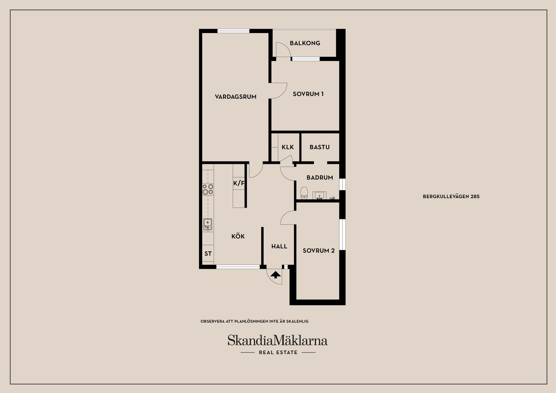 Bostadsrätt, Bergkullevägen 285, Sylte, Trollhättan